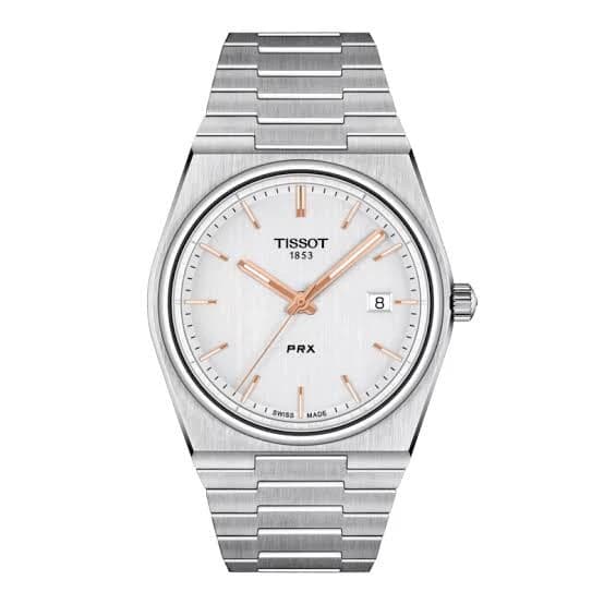Tissot PRX Quartz 40mm Plateado